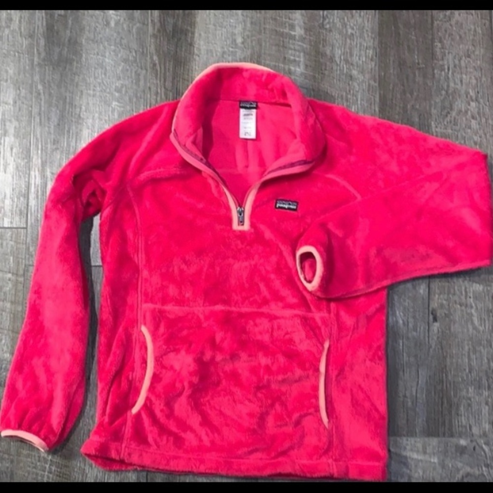 Hot Pink Patagonia pull over